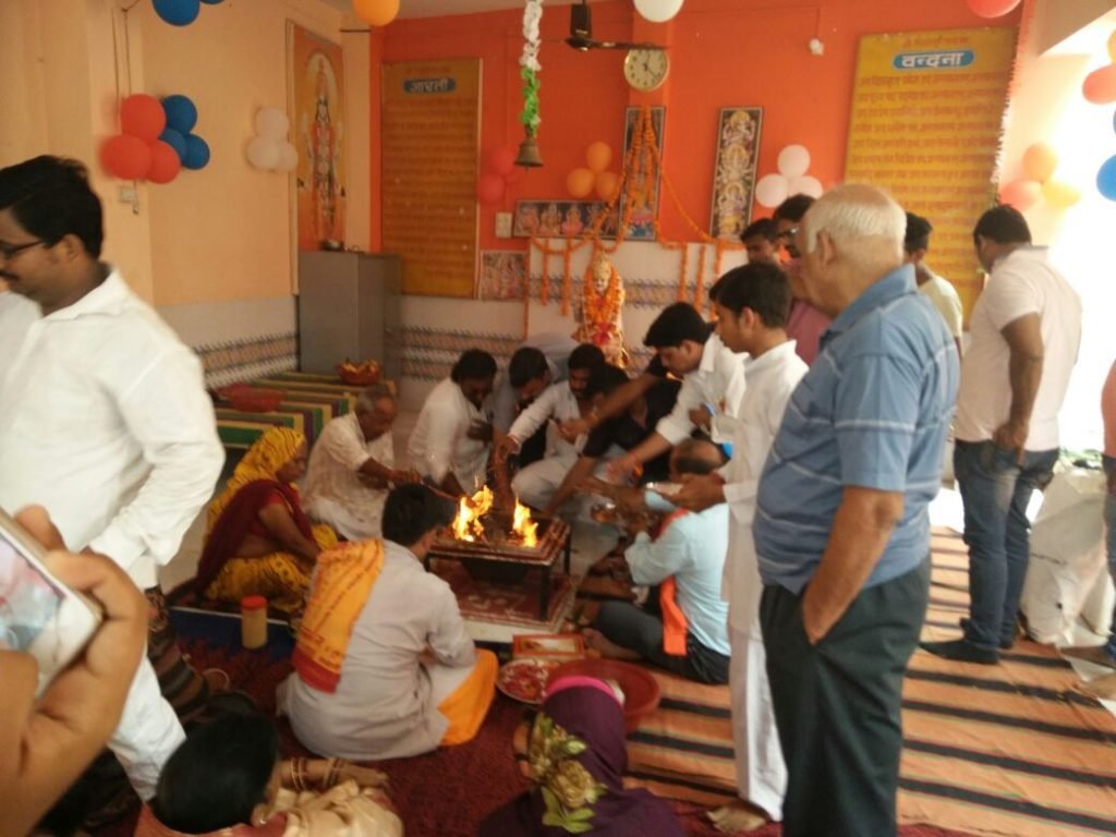 चित्रगुप्त मन्दिर लखीमपुर पर धूमधाम से सम्पन्न हुआ वार्षिकोत्सव