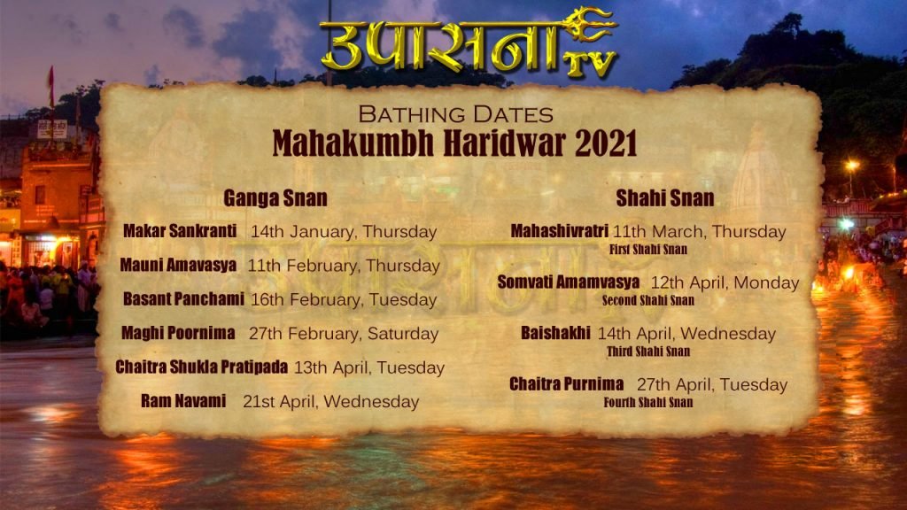महाकुंभ हरिद्वार 2021: 25 जनवरी को नगर में प्रवेश करेंगी तीन अखाड़ों की धर्मध्वजा