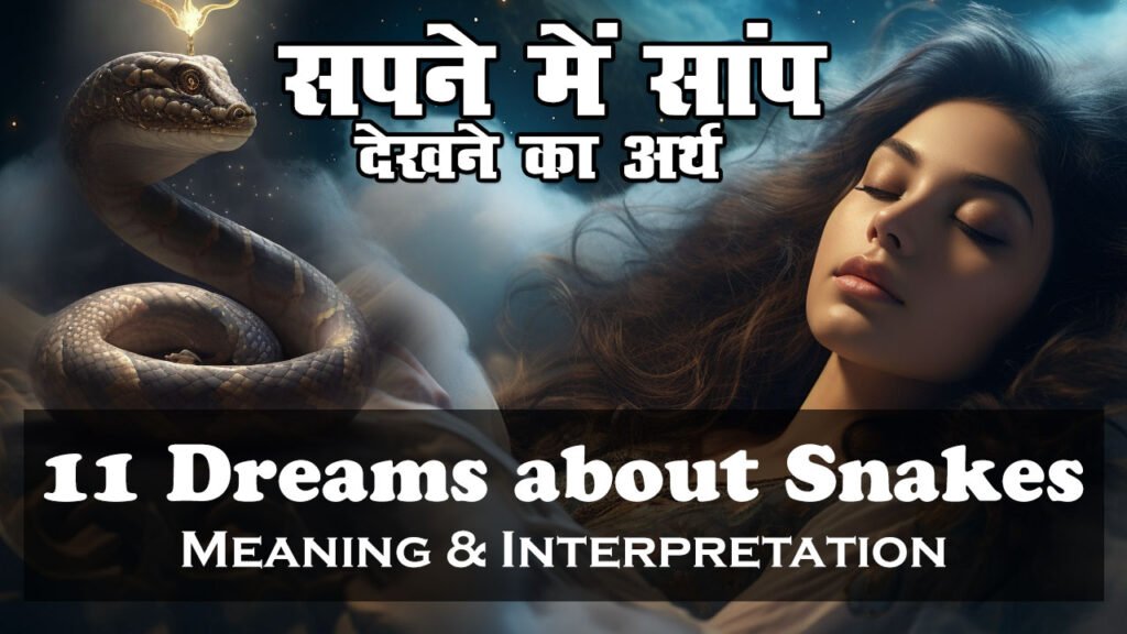 सपने में सांप देखने का अर्थ | 11 Dreams about Snakes – Meaning & Interpretation