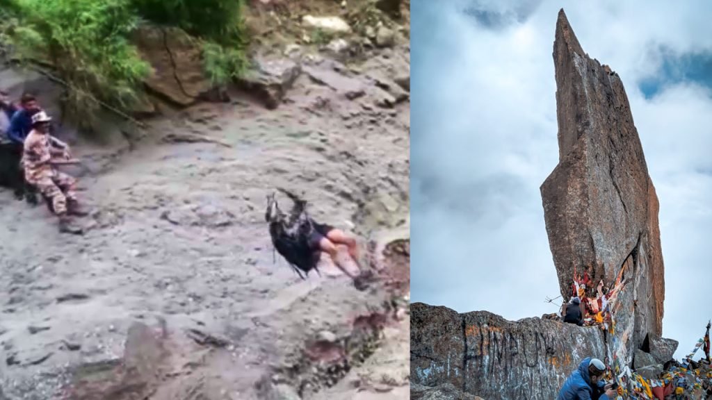 किन्नर कैलाश यात्रा मार्ग पर बादल फटने से फंसे हजारों श्रद्धालु, ITBP ने 413 लोगों को बचाया
