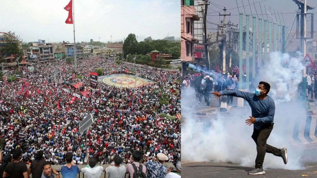 काठमांडू: सोशल मीडिया प्रतिबंध के खिलाफ हिंसक प्रदर्शन, 19 की मौत