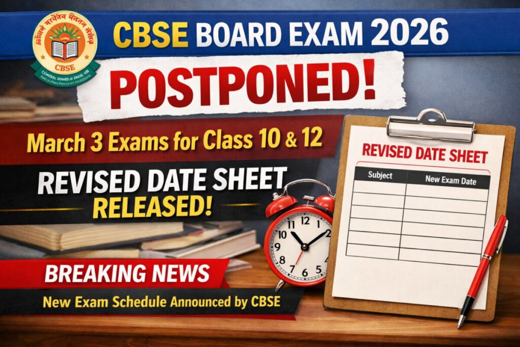 खाड़ी क्षेत्र की स्थिति के चलते CBSE ने परीक्षाएं स्थगित कीं